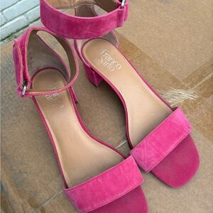 Franco Sarto Fuchsia Heeled Sandals